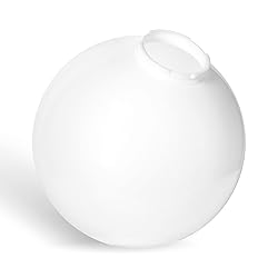 KastLite 12" White Acrylic Lamp Post Globe | Smooth