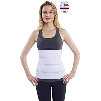 NYOrtho Abdominal Binder Lower Waist Support Belt - Compression Wrap for Men and Women (45