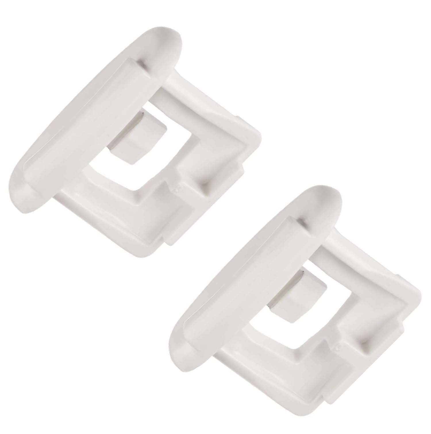 Photo 1 of WD12X10304 Dishwasher Upper Rack Slide End Cap Compatible With GE & Hotpoint Dishwashers - Repalces: AP4484666, 1556527, WD12X0344, WD12X10238, WD12X344, WD30X97 (Pack 2)