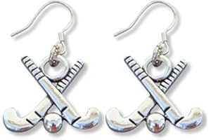 INFINITY COLLECTION Field Hockey Earrings, Field Hockey Jewelry, Field Hockey Gifts, Field Hockey Charm Earrings, Gift for Field Hockey Players