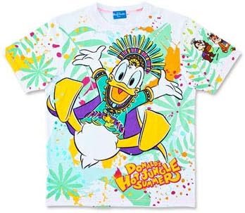 Amazon Co Jp ドナルド 19 ドナルドのホットジャングルサマー ｔシャツ Mサイズ おみやげ 東京ディズニーランド おもちゃ