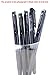 Signo RT1 Retractable Gel Ink Pen, Ultra Micro Point 0.28mm, Rubber Grip, 10 Color Ink, Sticky notes Value Set