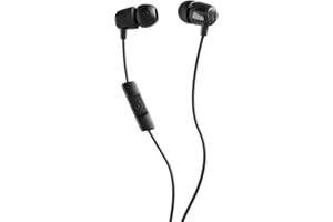 Skullcandy Jib USB-C Wired Earbuds with Noise Isolating Fit, in-Line Microphone Call and Track Control for iPhone Android, Ear Gel Sizes Included for Custom Fit - True Black