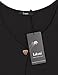 Laksmi Womens Sleeveless Tunic,Solid Color V Neck A Line Handkerchief Hem Tank Top