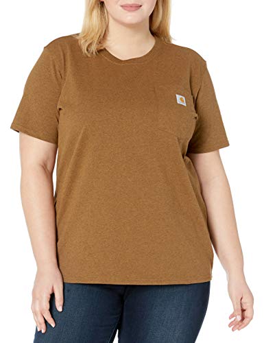 Carhartt Women's K87 Workwear Pocket Short Sleeve T-Shirt (Regular and Plus Sizes)