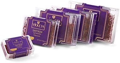 Violeta Pure Spanish Saffron Grade A Premium Red Threads [5 grams]