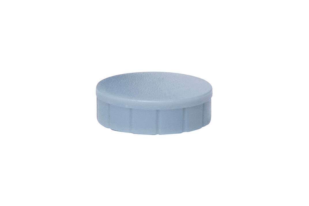6162084 Magnet Mouth Solid, Round Magnet, Shatterproof Plastic, 300 g Holding Force, 20 x 7.5 mm, Grey