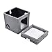 AmazonBasics Collapsible Cube Cat Bed – 15 x 15 x 17 Inches, Greythumb 3