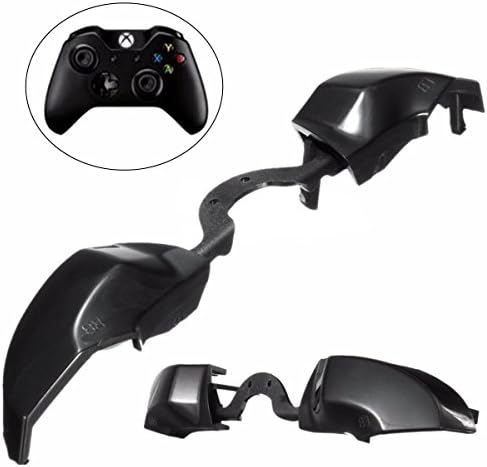 Hisonders Replacement LB RB Bumper Trigger for Xbox One Elite Controller and New Style Xbox One with 3.5mm Jack Versions (Black 3.5 bumpers)