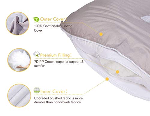 5 NiDream+Bedding+Pillow+Washable+Cotton