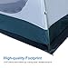 WolfWise Ultralight Portable Camping Chair, Compact Folding Backpacking Lounge Chairs for Outdoor Picnic Beach Hiking Fishing with Carry Bag and Two Carabiner,Light Blue