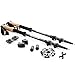 Foxelli Carbon Fiber Trekking Poles – Lightweight Collapsible Hiking Poles with Cork Grips, Lever Locks & All Terrain Accessories