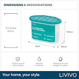 LIVIVO Disposable Dehumidifiers 500ml 10-Pack - Moisture Absorber Home view 10