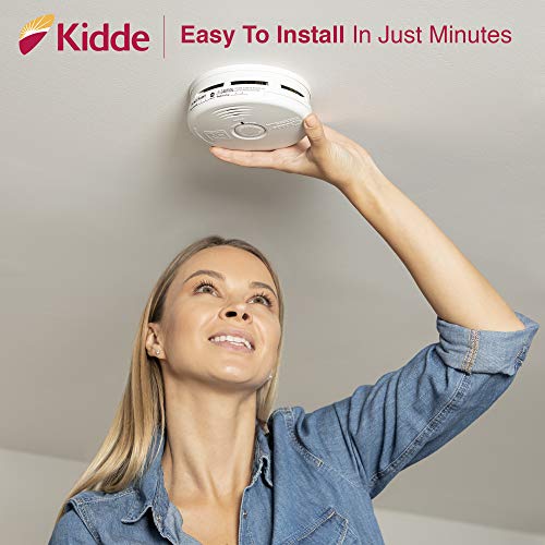 Kidde 21010170 10 Year Smoke and Carbon Monoxide Alarm Detector | Photoelectric | Kitchen | Model P3010K-CO