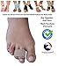 Broken Toe Wraps Toe Tape - Toe Bandages to Align and Straighten Toes. Idea Toe Splint for Bent or Crooked Hammer Toes, Fractures or Injuries. Doubles as Toe Separator & Toe Straightener