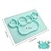 Cheaboom Silicone Food Placemat, Silicone Food Tray Babies Placemat Plate Non-Slip Placemat or Kids,Toddlers (Light Green)