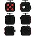 Stress Cube Toy for Adults and Children to Relieve Stress And Anxiety By FIDGETERRELAX (Red-Black)