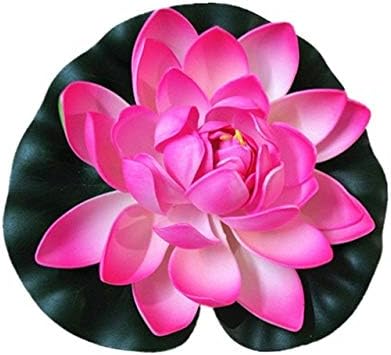 DHG -Garden Statues - Pool Fish Tank Simulation Flower Decoration Simulation Water Lily Outdoor Garden Sculptures