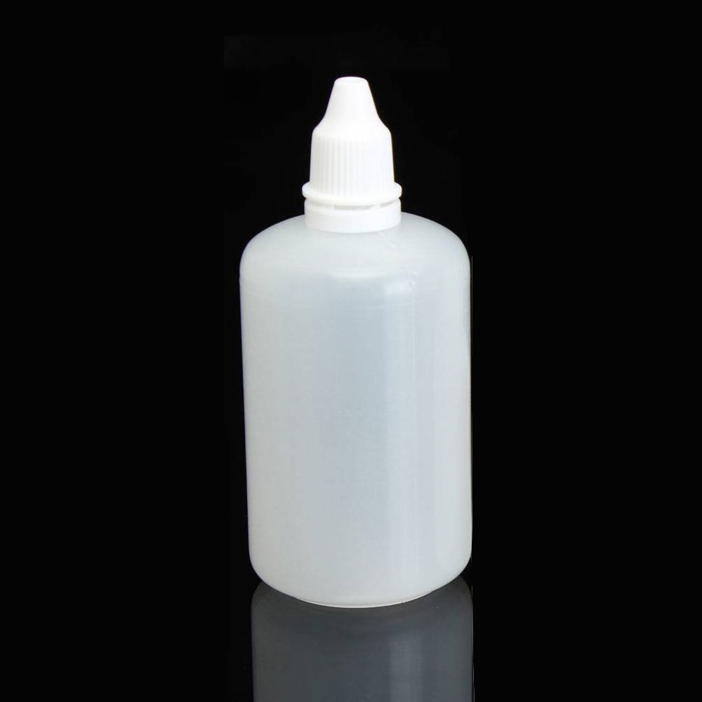 Dealglad 50pcs 100ml Soft Plastic Refillable Dropping Bottle Eyedrops