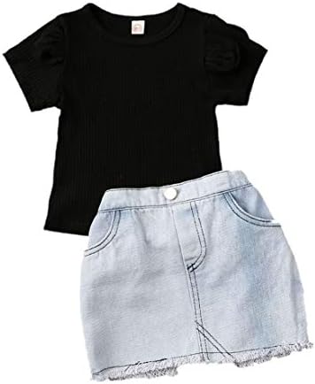 幼児の女の子の ジーンズスカート服 新生児 爆買いセール Tシャツトップ そして 生裾のポケット付き 弾性デニムスカート 弾性ウエストバンドのドレス かわいい プレゼント 人気 夏の服装 ブラック 4 5y 赤ちゃん 幼児の女の子の ジーンズスカート服 新生児 爆買いセール Tシャツトップ そして 生裾のポケット付き 弾性デニムスカート 弾性ウエストバンドのドレス かわいい プレゼント 人気 夏の服装 ブラック 4 5y 赤ちゃん