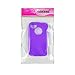 Replacement Silicone Skin For iphone 4/4s Otterbox Defender case with Oval cutout by SportyGigabite - Purple