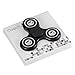 Hand Spinner, Magicfly Tri-Spinner Fidget Spinner Toy Stress Reducer - Perfect For ADD, ADHD, Anxiety, and Autism Adult (Black)