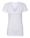 Bella 6035 Womens Jersey Short Sleeve Deep V-Neck Tee - Ash44; 2XL