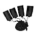 Angel Kiss Fetish Under Bed Restraint System Kit with Adjustable Soft Wrist and Ankle Cuffs Bondage Restraints Collection for Male Female Couple