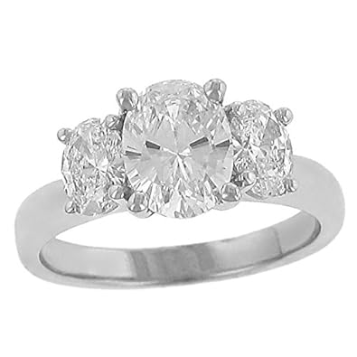 3 stone oval engagement ring