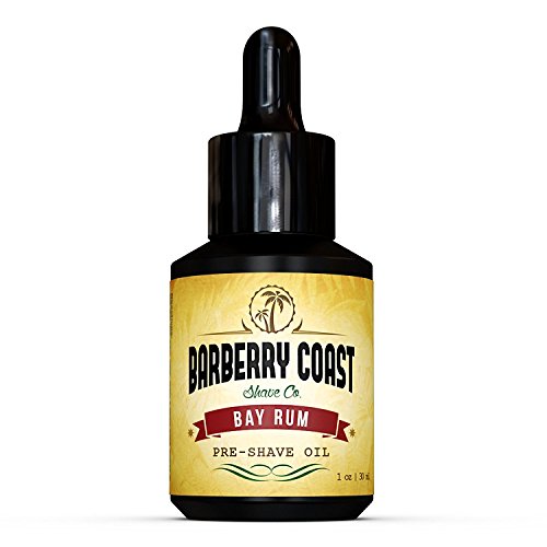 BAY RUM Pre-Shave Oil for Men with Maximum Glide Formula oz