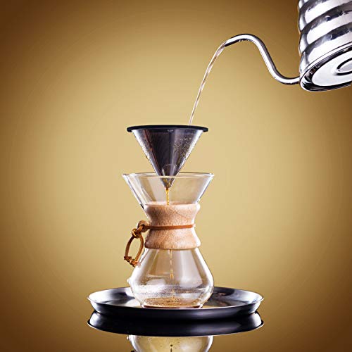Pour Over Coffee Filter Metal Coffee Filter Paperless Stainless