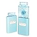 Handheld Fan, Rechargeable Small Portable Fan with 3 Speeds Setting, Powerful Quiet Pull-out Personal Fan, Mini Cooling Desk Electric Fan Safe for Girls Woman Office School Working Home - Blue