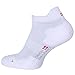 DANISH ENDURANCE 5 Pack Low-Cut Athletic Socks, Moisture Wicking, Men & Women, Multicolor (1 x Caribbean Blue, 2 x Black, 2 x White), Medium