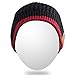 Bluetooth Beanie Hat,Adult Unisex Trendy Soft Warm Skully Hat Cap with Wireless Headphone Headset Speaker Mic Hands-Free, for Winter Outdoor Sports Skiing Snowboard Hiking - Black