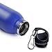 BOGI 20oz Insulated Water Bottle Double Wall Vacuum Stainless Steel Flask Leak Proof keeps Hot and Cold Drinks, Cap with D Ring Carabiner Clip for Outdoor Sports Climbing Camping Hiking (Dblue)