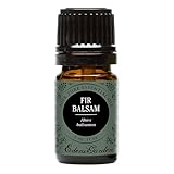 Fir Balsam Essential Oil (100% Pure, Undiluted Therapeutic/Best Grade) High Quality Premium Aromatherapy Oils by Edens Garden- 5 ml