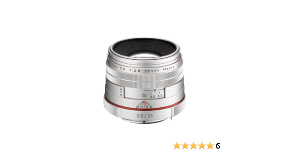 Amazon Com Pentax Smcp Da 35mm F 2 8 Hd Macro Limited Lens Silver U S A Warranty Lcd Projector Supplies Camera Photo