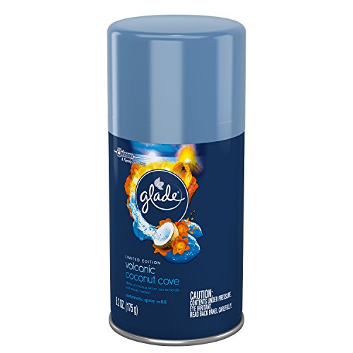 Glade Automatic Spray Air Freshener Refill, Volcanic Coconut Cove, 6.2