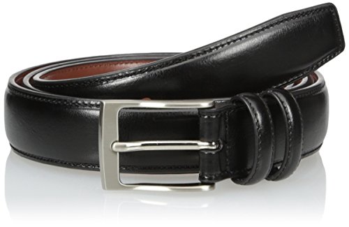 Perry Ellis Mens Hc Milled Big And Tall Belt, Black, 48 SP