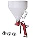 1.45 Gallon Air Hopper Spray Guns Paint Texture Drywall Wall Painting Sprayer with 3 Nozzles, Red