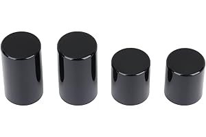 FIASRAC Docking Hardware Covers Kit Magnet Cover Kit Compatible for 2009-2021 Harley Touring Street Glide, Road Glide, Road King, Electra Glide (Black