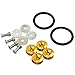 JDMSPEED Gold Universal CNC Billet Bumper Trunk Quick Release Fastener Kit