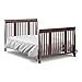 Storkcraft Tuscany 4-in-1 Convertible Crib, Cherry Easily Converts to Toddler Bed, Day Bed or Full Bed, 3 Position Adjustable Height Mattress