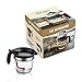 Best 4 Cups Gravy Separator and Fat Separator (32 Ounces) Makes Healthier Gravy, Soup Or Sauce Grease-Free, 1 Liter Measuring Capacity Cup and Strainer Filter, Heat Resistance By Vebo