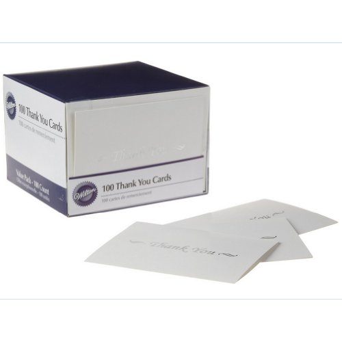 100 Thank You Cards With Envelopes