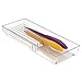 mDesign Kitchen Knife Drawer Organizer - Clear