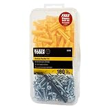 Conical Anchor Kit, 100 Anchors Klein Tools 53729