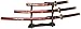 BladesUSA JS-697R Samurai Katana Sword Set 3 Piece 39.5-Inch Overall