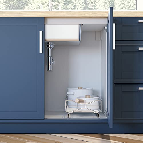 Home Zone Living Pull Out Drawer Organizer, 11" W x 21" D Pricepulse