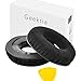 Geekria Comfort Velour Replacement Ear Pads Compatible with Sennheiser HD25-1, HD25, HD25SP, 25SP-II Headphones, Ear Cushions with Video Guide (Black)